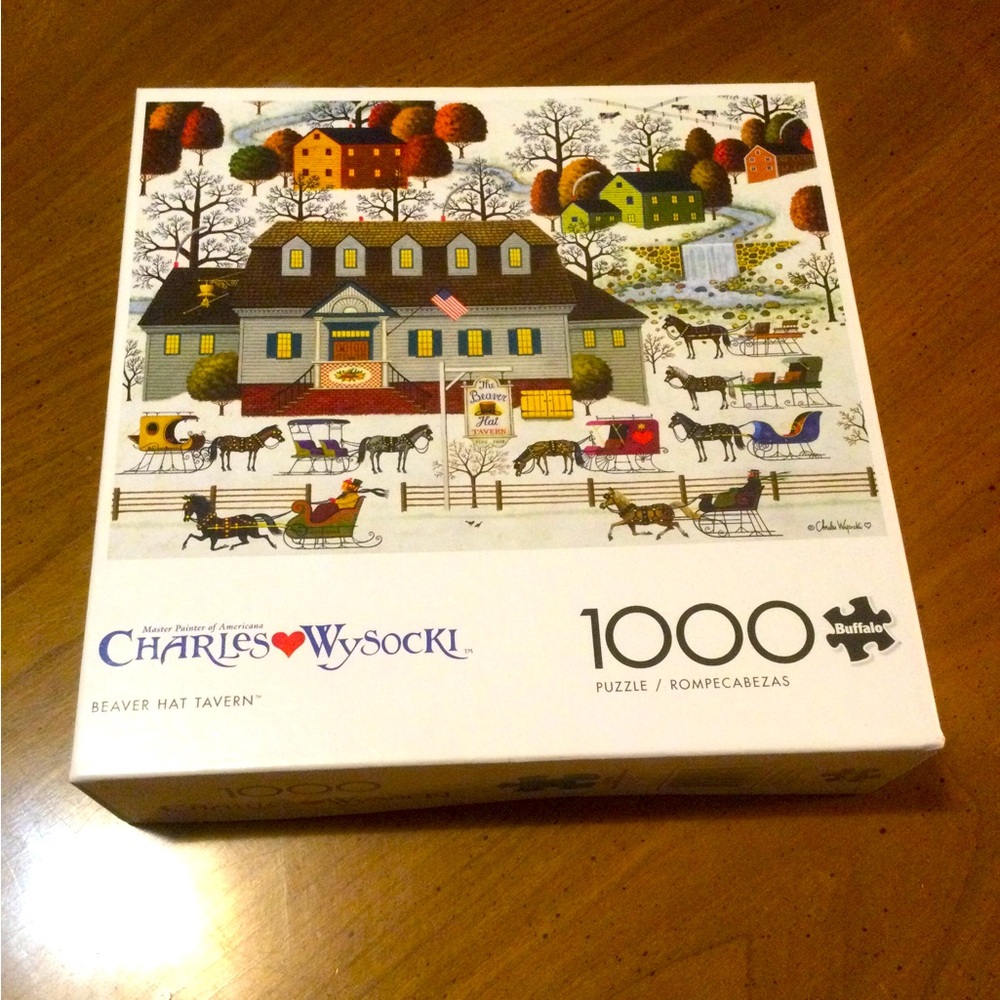 🧩 Charles Wysocki Beaver Hat Tavern puzzle 1000pc